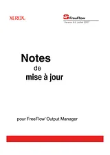 Xerox FreeFlow Output Manager Support & Software Mode D'Emploi