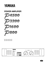 Yamaha P800 User Manual
