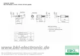 Bkl Electronic Low power connector Plug, straight 3.8 mm 1 mm 72103 1 pc(s) 72103 Fiche De Données