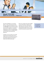 Alcatel Carrier Internetworking Solutions 7270 MSC Manual Do Utilizador
