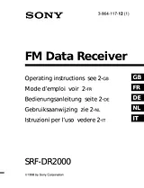 Sony SRF-DR2000 Manuale Utente