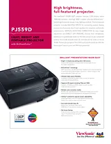 Viewsonic PJ559D 产品宣传页