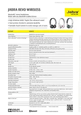 Jabra REVO Wireless 100-96700004-60 Merkblatt