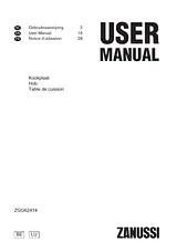 Zanussi ZGG62414BA Manual Do Utilizador