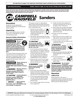 Campbell Hausfeld FHT504 Справочник Пользователя