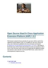 Cisco Cisco Application Extension Platform Version 1.6 Información de licencia
