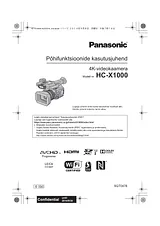 Panasonic HC-X1000 Guía De Operación