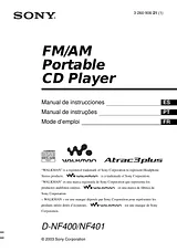 Sony walkman d-nf401 Manual De Usuario
