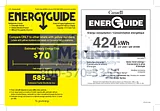 Fisher & Paykel RF170ADUSX4 Energy Guide