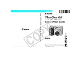 Canon PowerShot G6 Manual Do Utilizador