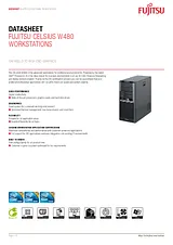 Fujitsu 480 VFY:W4800WF041DE FSP:GA3S10Z00DEWSW Datenbogen