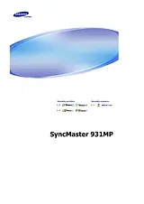 Samsung 931MP Manual Do Utilizador