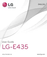 LG LGE435 Manuel D’Utilisation