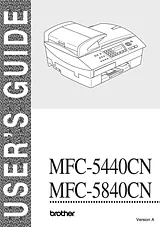 Brother MFC-5840CN ユーザーズマニュアル
