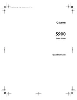 Canon S900 Manuel D’Utilisation