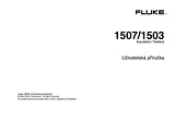 Fluke 1503 Insulation measuring device, 500V, 1000 V (+20%, -0%) 2427883 User Manual