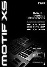 Yamaha MOTIF XS6 Guia De Especificaciones