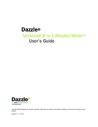 Dazzle Multimedia Universal 8 in 1 Reader/Writer None User Manual