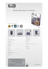 Sweex Wireless Mouse Passion Fruit Purple MI458 Leaflet
