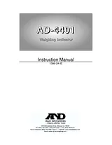 A&D AD-4401 Manual De Usuario