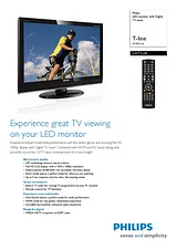 Philips LED monitor with Digital TV tuner 231T1LSB 231T1LSB/00 Leaflet