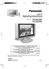 Panasonic tc-26lx20 User Guide