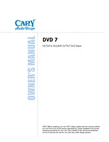 Cary Audio Design HD1080P ユーザーズマニュアル