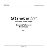 Toshiba Strata CT Manuel D’Utilisation