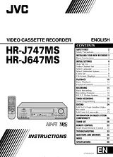 JVC HR-J747MS User Manual