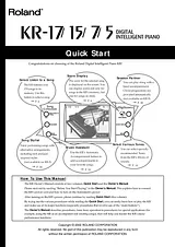 Roland KR-15 Guide D’Installation Rapide