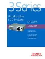 Hitachi CP-S310W User Manual