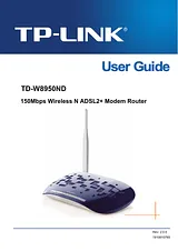 TP-LINK TD-W8950ND Manuale Utente