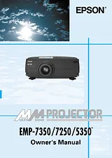 Epson EMP-7350 Manuel D’Utilisation