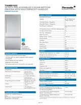 Thermador T36BB8X0SS Specification Sheet