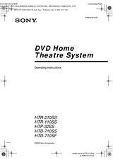 Sony HTR-110SS User Manual