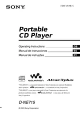 Sony D-NE715 User Manual