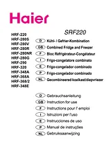 Haier HRF-220 Справочник Пользователя