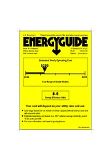 LG LW2413HR Guide De L’Énergie