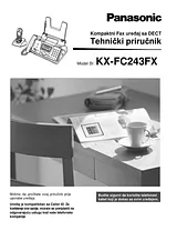 Panasonic KXFC243FX 작동 가이드