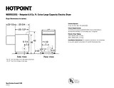 Hotpoint nbxr333egww Specification Guide