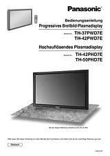 Panasonic th-50phd7esj Operating Guide