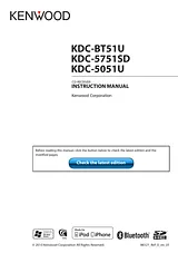 Kenwood KDC-5751SD Manual Do Utilizador