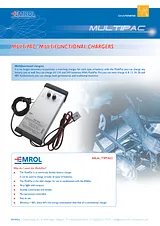 Emrol MultiPac - 30A Lead Acid Battery Charger Station, For 6, 12, 24V Batteries MULTIPAC 정보 가이드