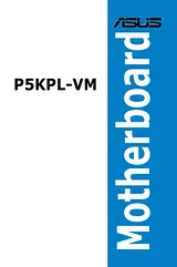 ASUS P5KPL-VM Справочник Пользователя