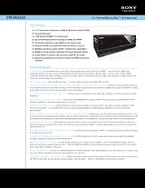 Sony STR-DN1010 Guia De Especificação