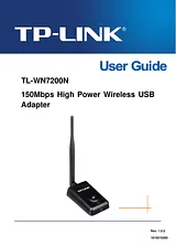 TP-LINK TL-WN7200N Manuel D’Utilisation