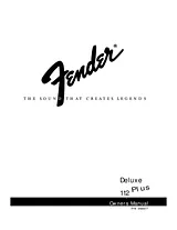 Fender 112 Справочник Пользователя