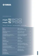 Yamaha PSR-S900 Guia De Especificação
