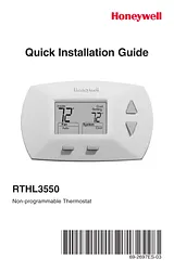Honeywell RTHL3550 Installation Guide