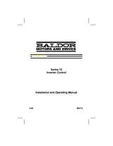 Baldor ID101F50-E Manual De Usuario